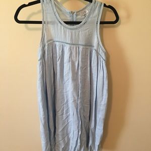 Tobi Light Blue Babydoll Dress